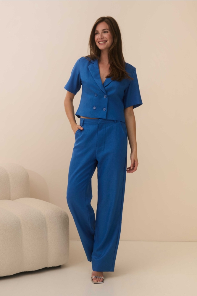TROUSER DAFNE QC35 400 blue